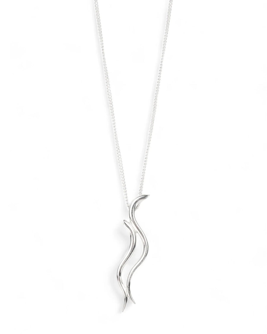Two Strand Water Silver Pendant Pendant Pruden and Smith