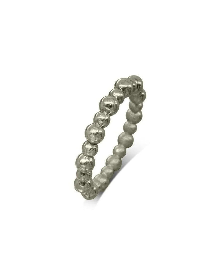 Variegated Gold Nugget Ring Ring Pruden and Smith 9ct White Gold
