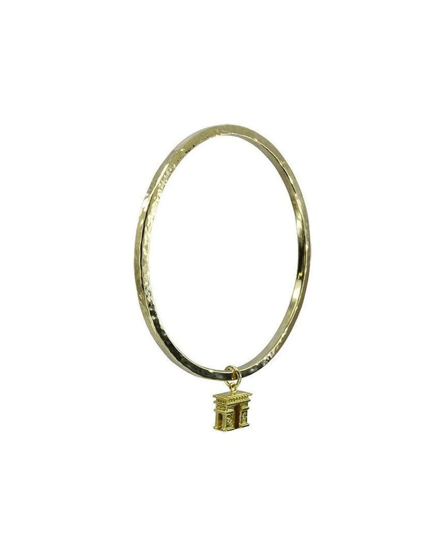 Vintage Charms 9ct Solid Gold Bangle Bangle Pruden and Smith