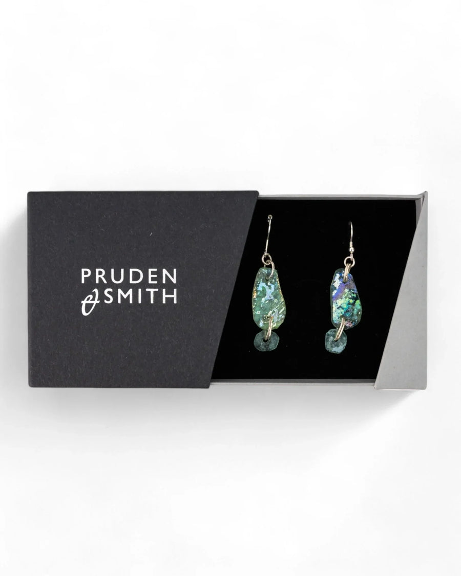 Vintage Glass Drop Earrings Earrings Pruden and Smith