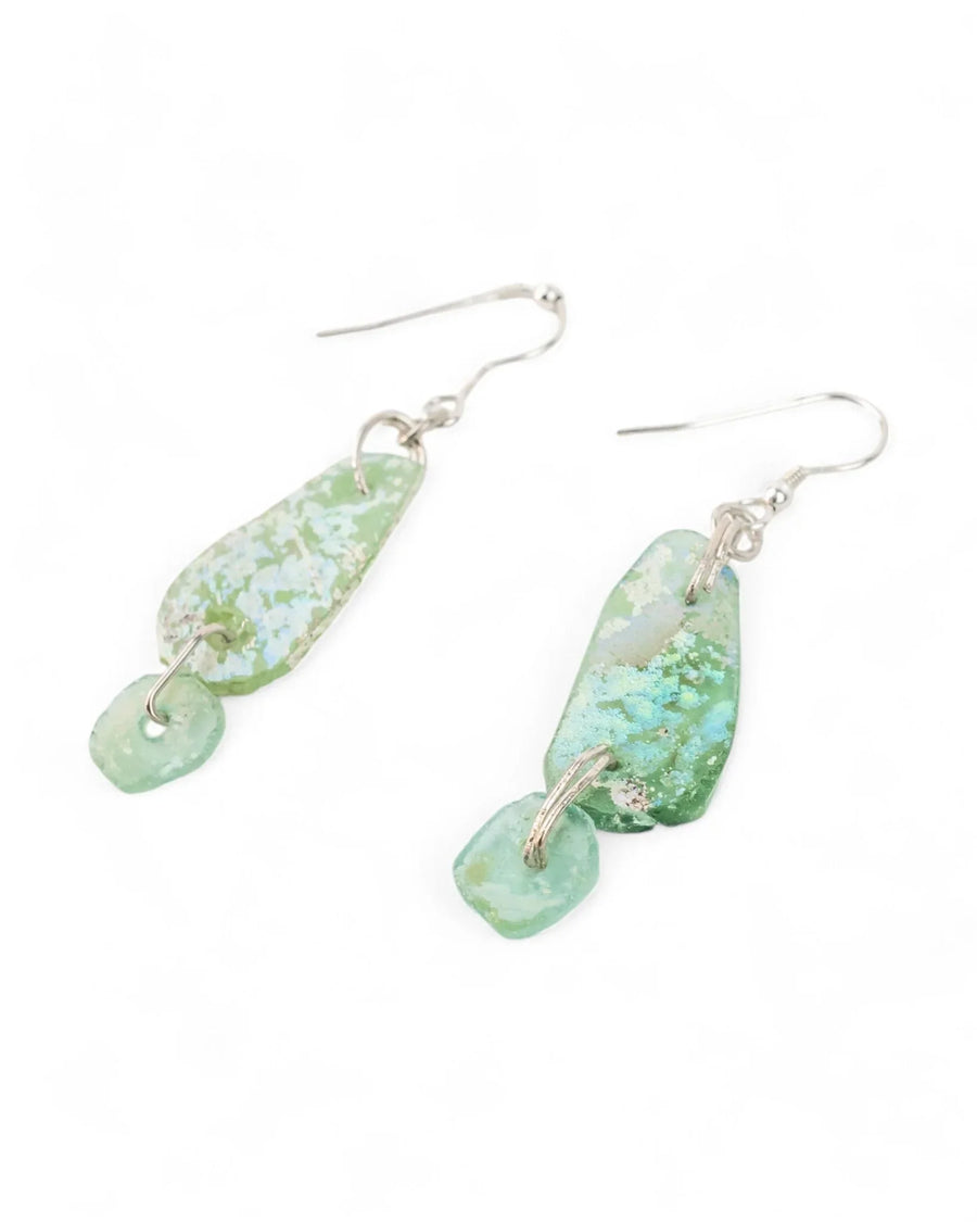Vintage Glass Drop Earrings Earrings Pruden and Smith