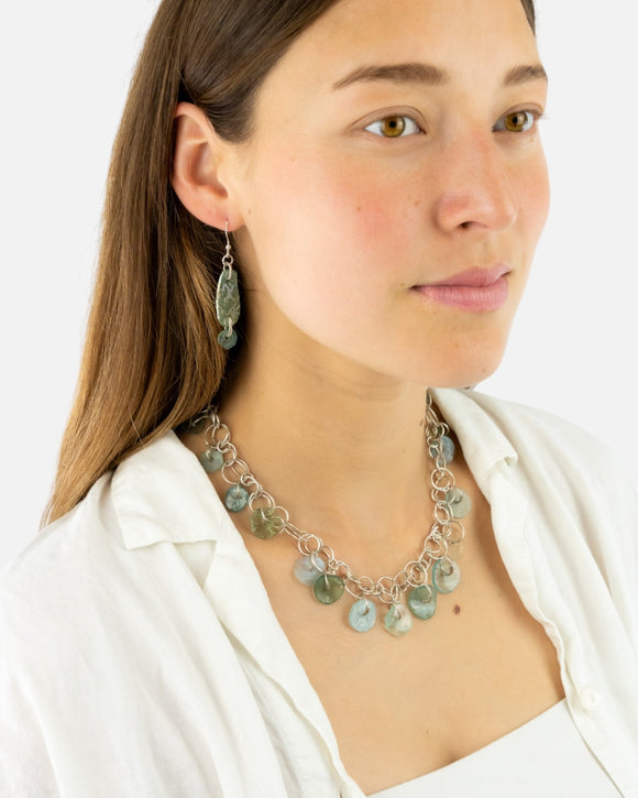 Vintage Glass Drop Earrings Earrings Pruden and Smith