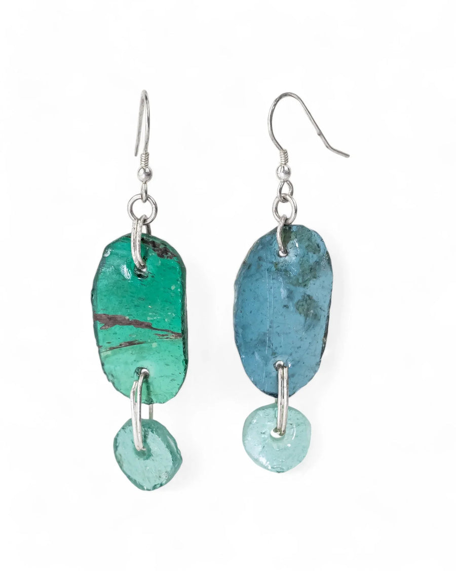 Vintage Glass Drop Earrings Earrings Pruden and Smith