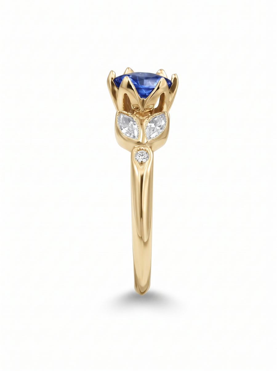 Vintage Sapphire Engagement Ring