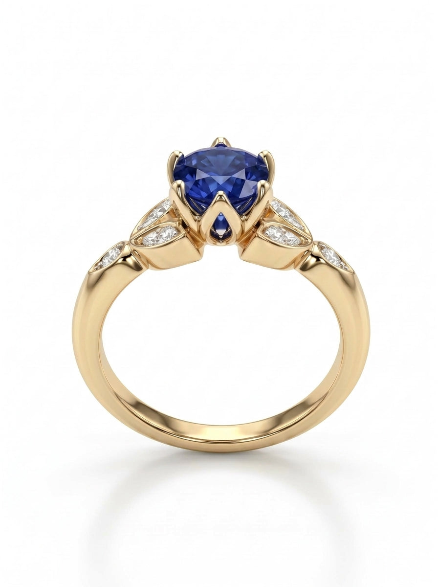 Vintage Sapphire Engagement Ring