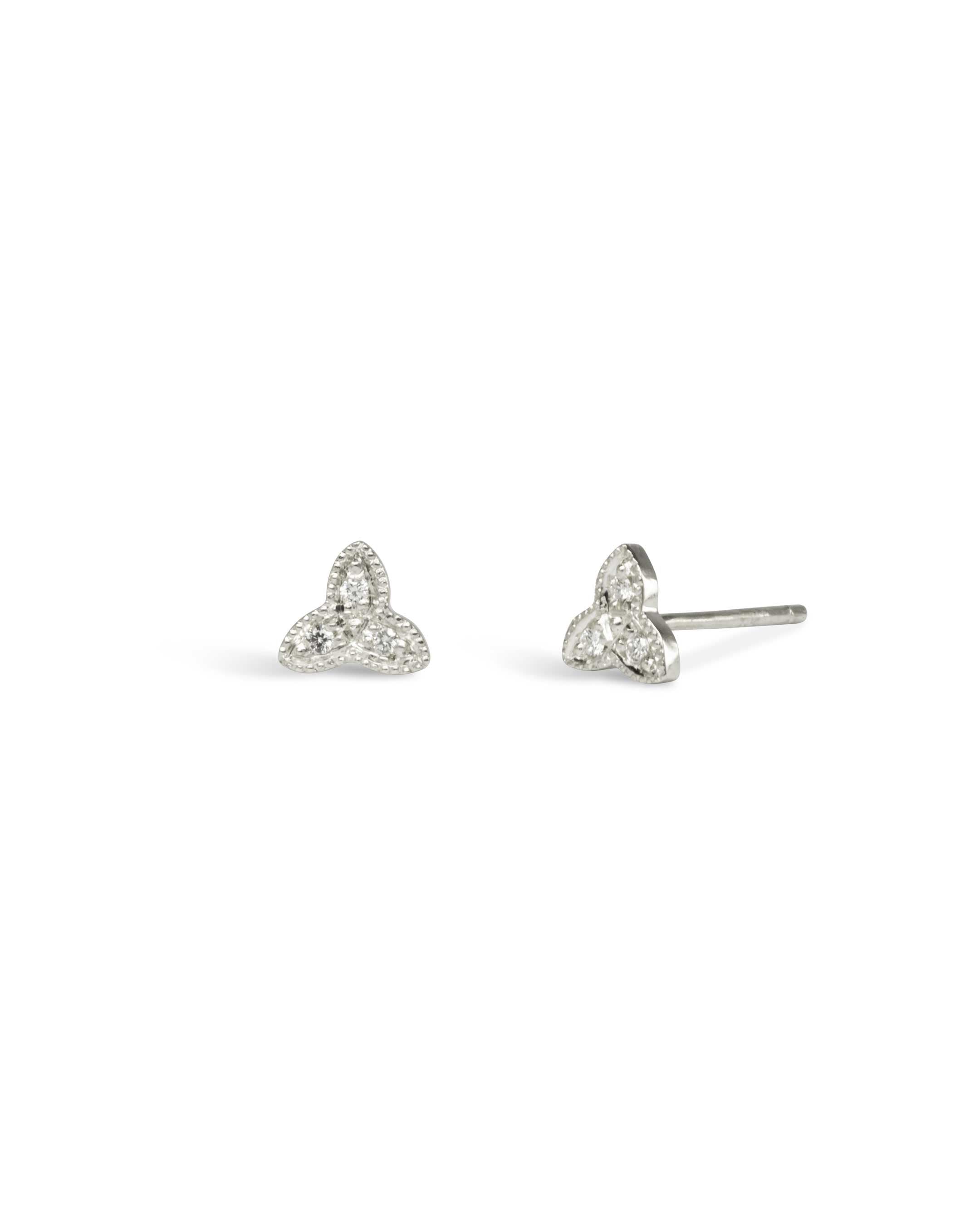 Vintage Marquise Diamond Stud Earrings (Dainty) Earrings Pruden and Smith