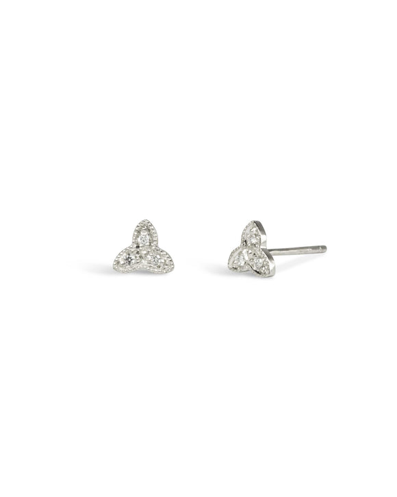 Vintage Marquise Diamond Stud Earrings (Dainty) Earrings Pruden and Smith