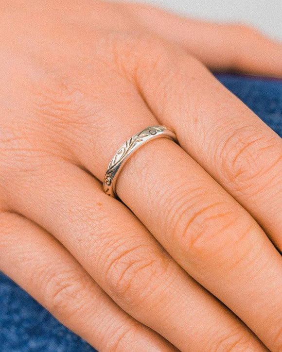 Vintage Wedding Ring (Engraved) Ring Pruden and Smith