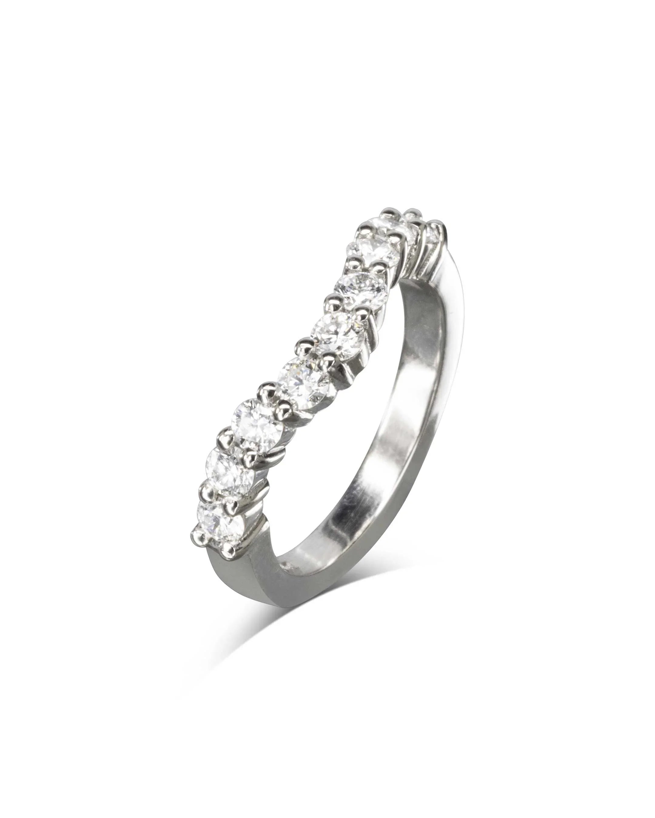 Wedding Ring Curved to Fit Ring Pruden and Smith