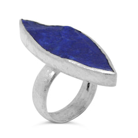 Lapis Lazuli Marquise Ring (40mm) Ring Pruden and Smith   
