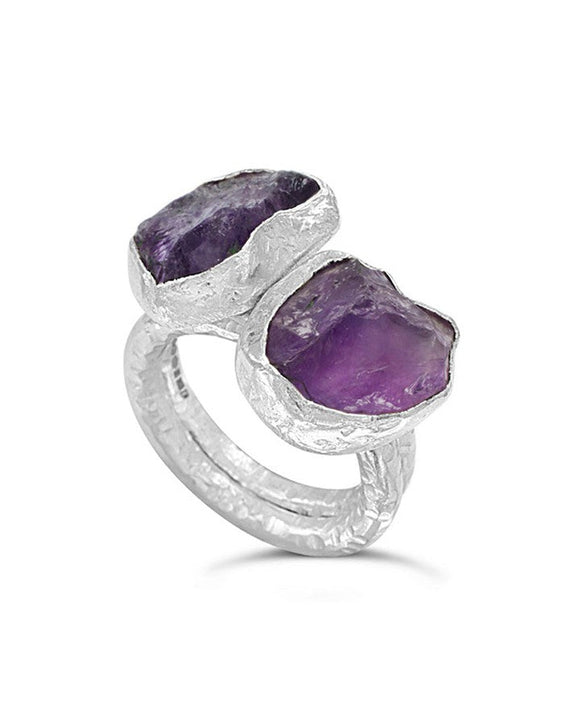 Amethyst Stacking Rings Ring Pruden and Smith   