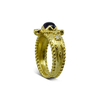 Bespoke Medieval Gold Ring Ring Pruden and Smith   