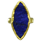 25mm Lapis Lazuli Marquise Dress Ring Ring Pruden and Smith   
