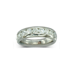 Court Round Brilliant Cut Diamond Full Eternity Ring (2ct) Ring Pruden and Smith   