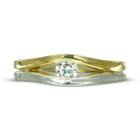 Diamond Trap Solitaire Engagement Ring Ring Pruden and Smith   