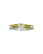 Trap Diamond Solitaire Engagement Ring Ring Pruden and Smith   