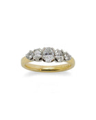 Five Oval Cut Diamond Ring Ring Pruden and Smith   