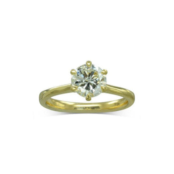 Talon Claw Diamond Engagement Ring Ring Pruden and Smith   