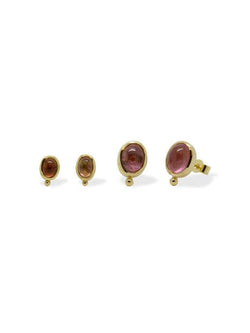 Pink Tourmaline Stud Earrings Earring Pruden and Smith   