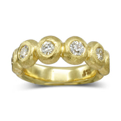Gold Diamond Nugget Eternity Ring by Pruden and Smith | 7mm-Gold-and-Diamond-Eternity-ring5.jpg
