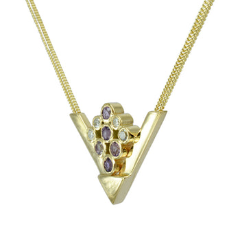 Art Deco 9ct Yellow Gold Pendant Pendant Pruden and Smith   