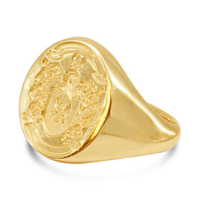Coat of Arms Signet Ring Ring Pruden and Smith   