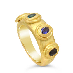 Roman Yellow Gold Ring Set with Amethyst Pink and Green Tourmaline by Pruden and Smith | 95000027-Roman-18ct-ring-with-amethyst-and-tourmaline-2.jpg