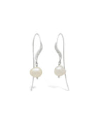 Baroque Pearl and Diamond Drop Earrings Earring Pruden and Smith   