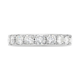 Pavé Platinum and Diamond Eternity Ring (2ct) Ring Pruden and Smith   