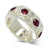 Side Hammered Ruby Eternity Ring by Pruden and Smith | 96000296-ruby-side-hammered-ring-2.jpg