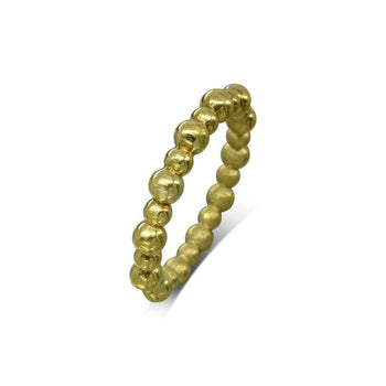 Variegated Gold Nugget Ring Ring Pruden and Smith 18ct Yellow Gold  