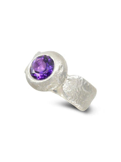 Nugget Gemstone Silver Ring Ring Pruden and Smith   