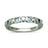 Aquamarine Diamond Alternating Platinum Half Eternity Ring by Pruden and Smith | Aquamarine-Diamond-Alternating-Platinum-Half-Eternity-Ring.jpg