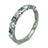 Aquamarine Diamond Alternating Platinum Half Eternity Ring by Pruden and Smith | Aquamarine-Diamond-Alternating-Platinum-Half-Eternity-Ring2.jpg