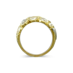 Old Cut Diamond Chunky Eternity Ring Ring Pruden and Smith   