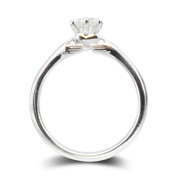 Platinum Diamond Claddagh Ring Ring Pruden and Smith   