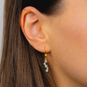 Diamond Bubbles Yellow Gold Earrings Earring Pruden and Smith   