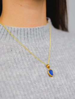 Lapis Lazuli Pendant (Tiny) Pendant Pruden and Smith   