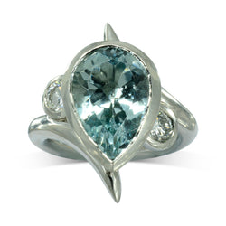 Giant Aquamarine Pear Spiky Engagement Ring by Pruden and Smith | DSC9766-2.jpg
