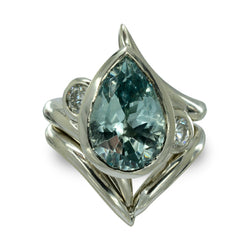 Giant Aquamarine Pear Spiky Engagement Ring by Pruden and Smith | DSC9831-2.jpg