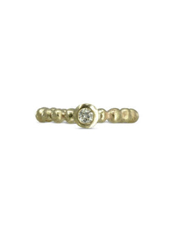 Nugget Dainty 9ct Gold and Diamond Ring Ring Pruden and Smith   