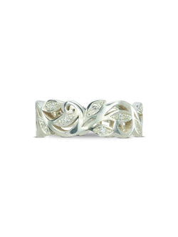 Floral Diamond Eternity Ring Ring Pruden and Smith   