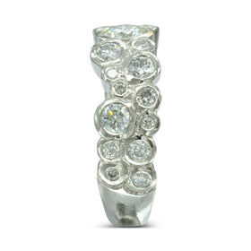 Contemporary Diamond Eternity Ring Ring Pruden and Smith   