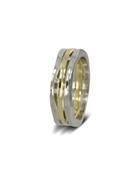 Trap Three Band Organic Diamond Eternity Ring Ring Pruden and Smith   