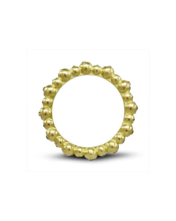 Nugget Dainty Yellow Gold Diamond Eternity Ring Ring Pruden and Smith   