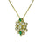 Emerald Diamond Bubbles Cluster Pendant by Pruden and Smith | Emerald-Diamond-Gold-Bubbles-Pendant2.jpg