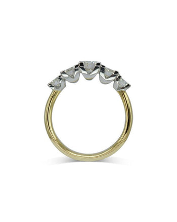 Claw Set Five Diamond Eternity Ring Ring Pruden and Smith   