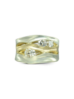Trap Diamond Mixed Metal Dress Ring (1ct) Ring Pruden and Smith   