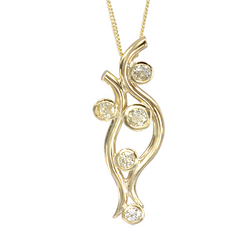 Diamond Gold Water Pendant by Pruden and Smith | Gold-diamond-water-pendant.png