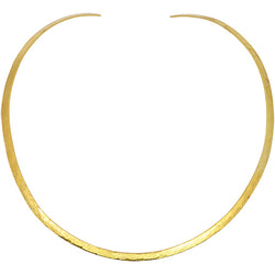 Yellow Gold Necktorc Necklace Pruden and Smith Yellow Gold Vermeil  